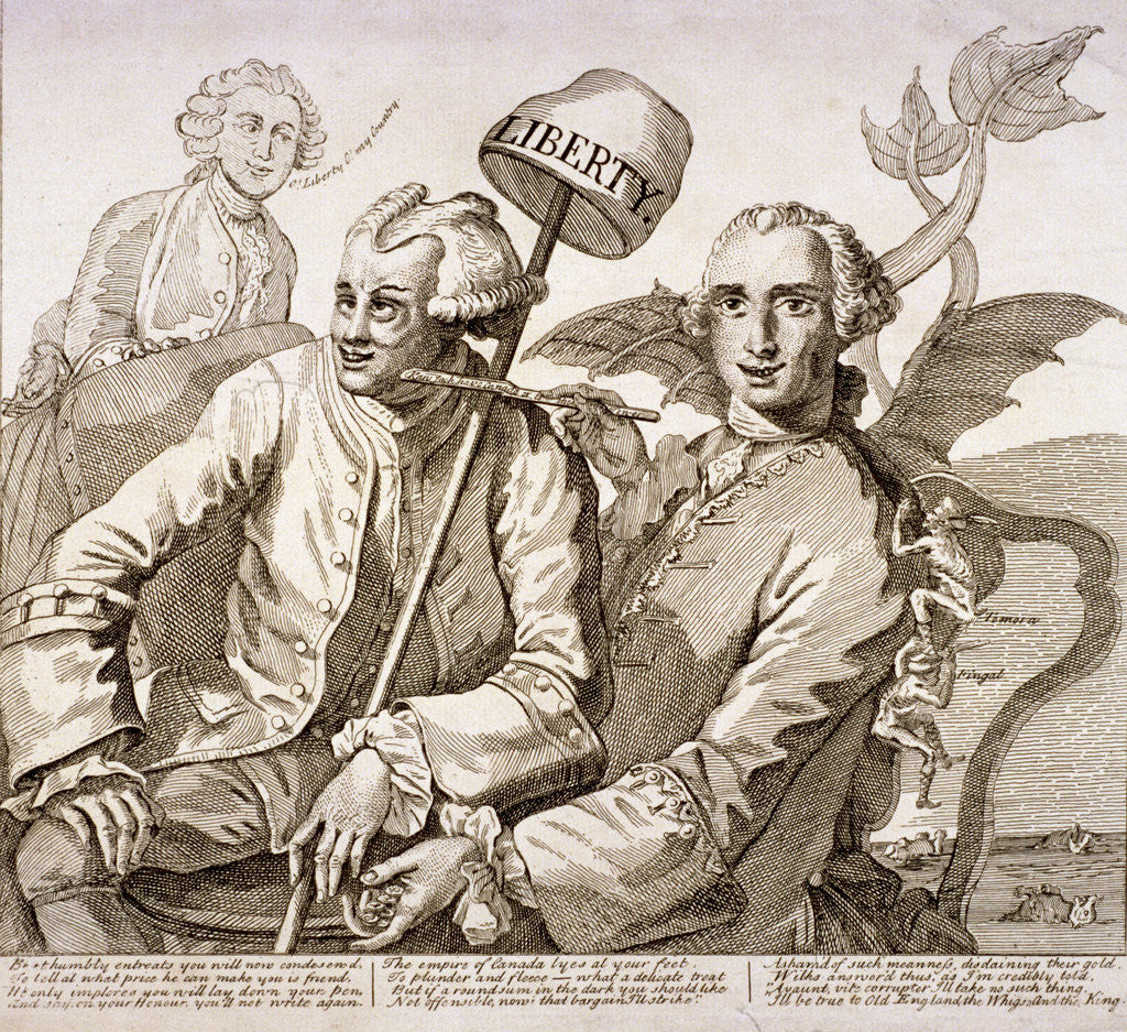 Detail of Kaw Jack have Canada or to the Tower ... by Anonymous