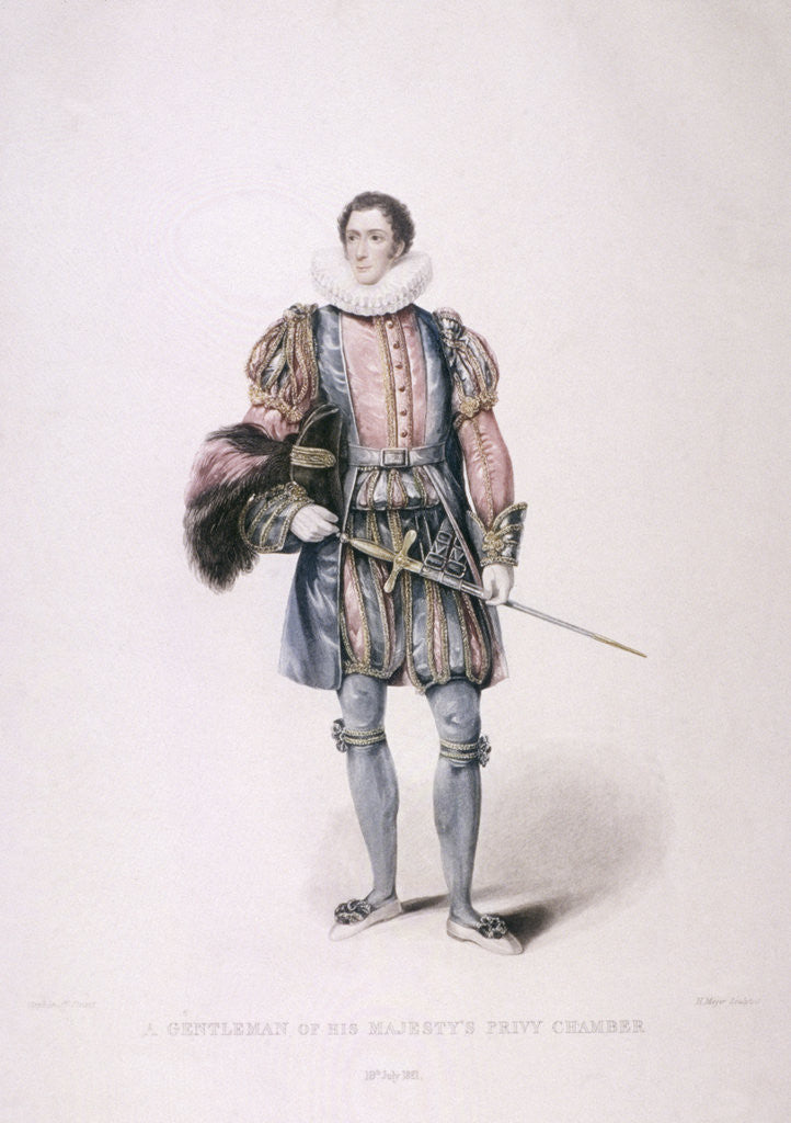 Gentleman in cerimonial costume by Henry Meyer