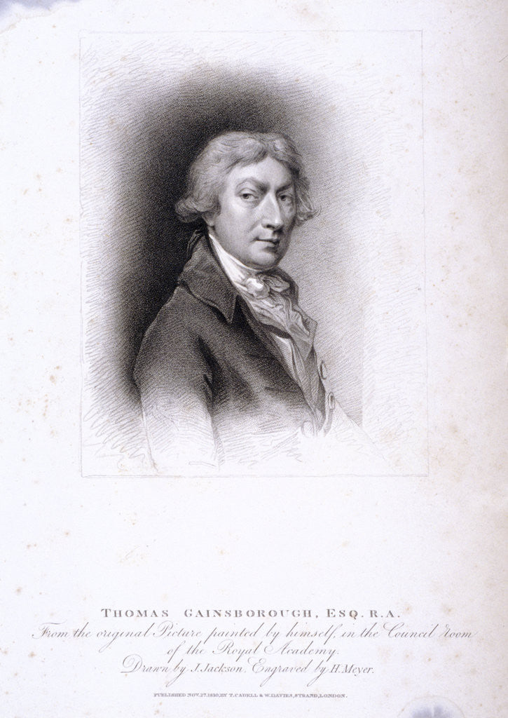 Thomas Gainsborough by Henry Meyer