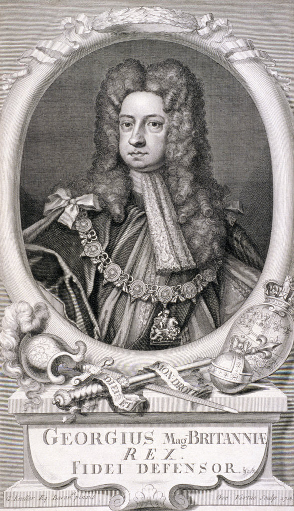 George I, King of Great Britain by George Vertue