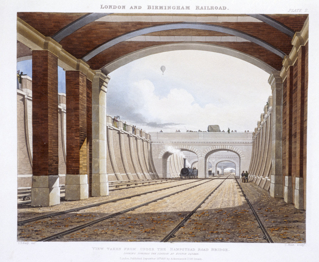 Detail of London and Birmingham Railway by Charles Hunt
