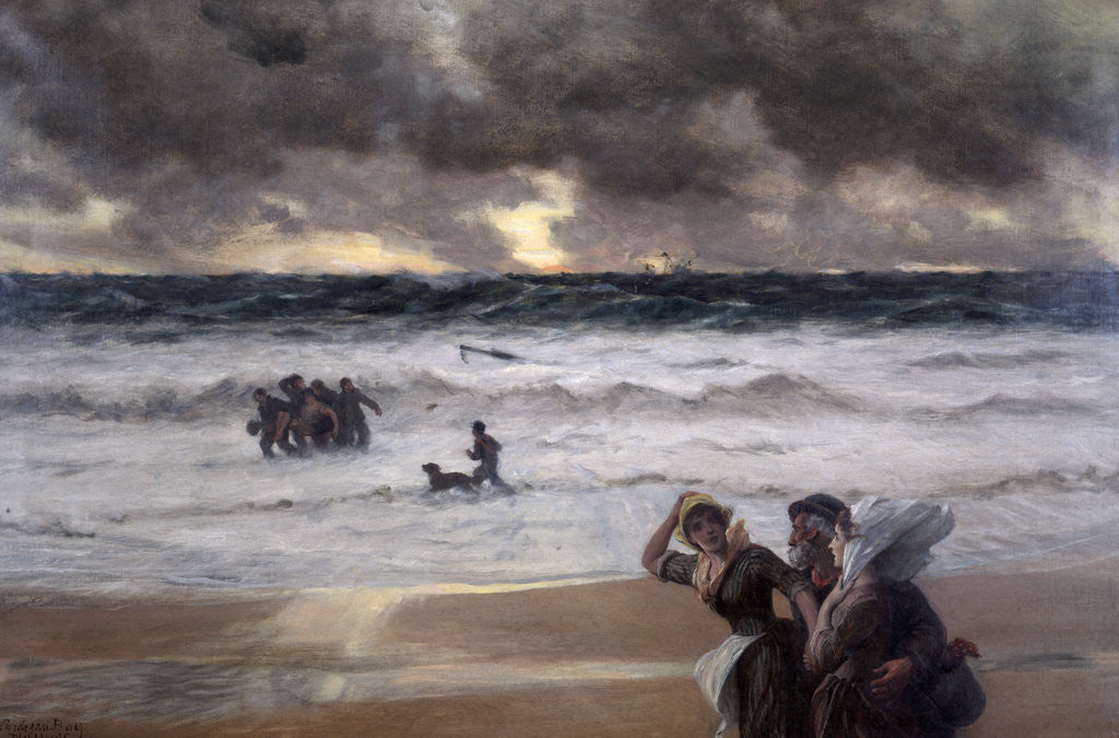 Detail of Cardigan Bay, Wales by Philip Richard Morris