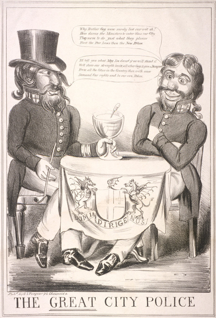 Detail of The Great City Police by Anonymous