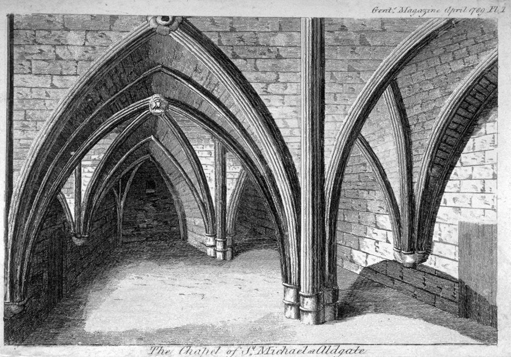 St Michael's Crypt, Aldgate, London by Anonymous