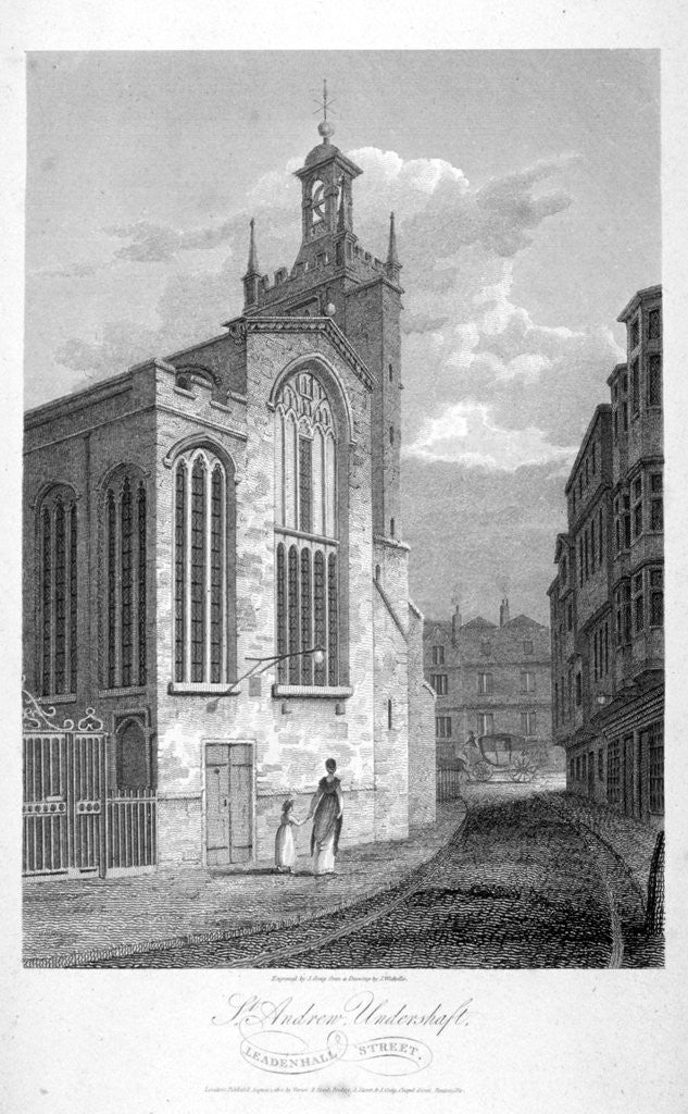 Church of St Andrew Undershaft, Leadenhall Street, London by John Greig