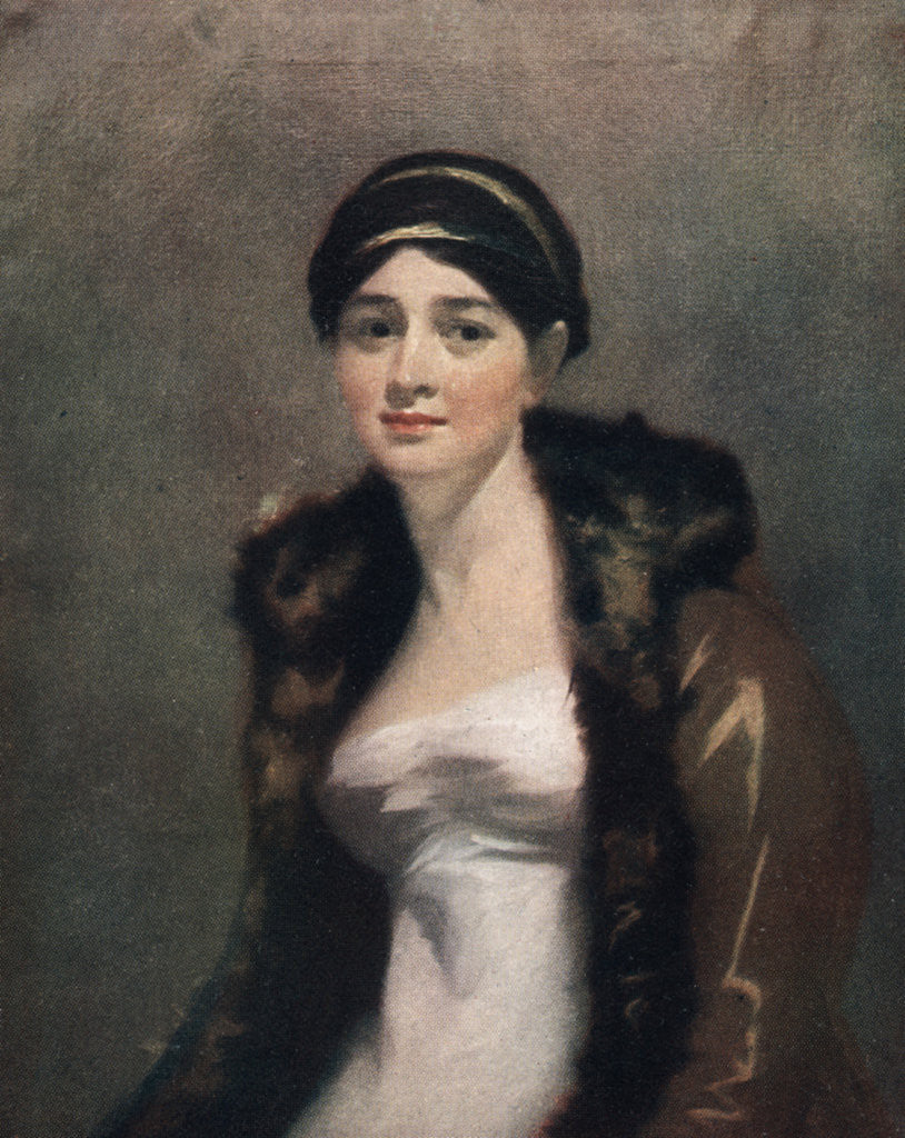 Detail of Miss De Vismes by Henry Raeburn