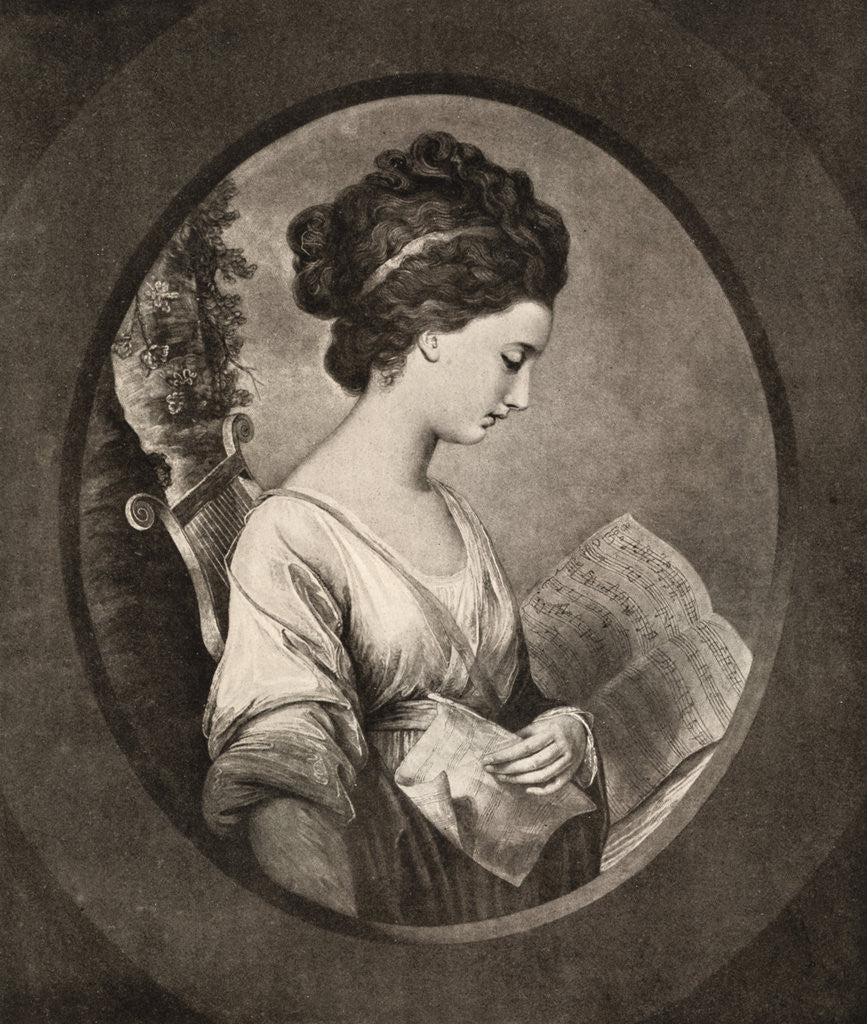 Detail of Miss Stephenson by W Dickinson