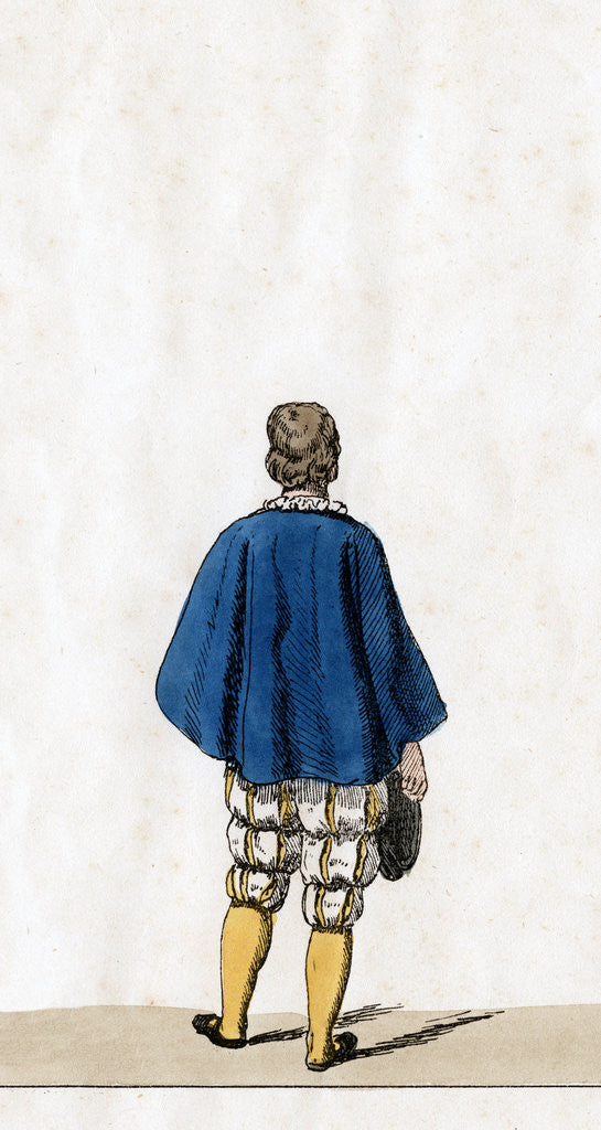 Detail of Theatre costume design for Shakespeare's play, Henry VIII by Anonymous
