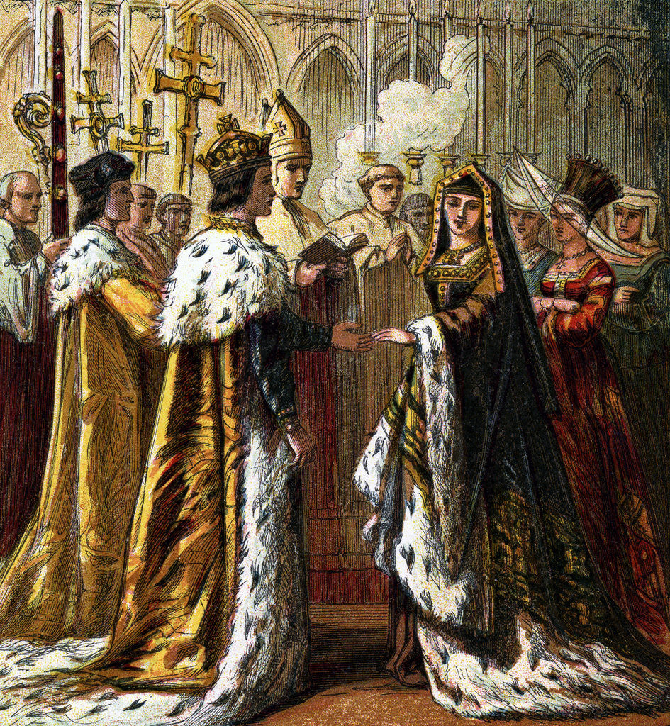 Detail of The marriage of Henry VII by Anonymous