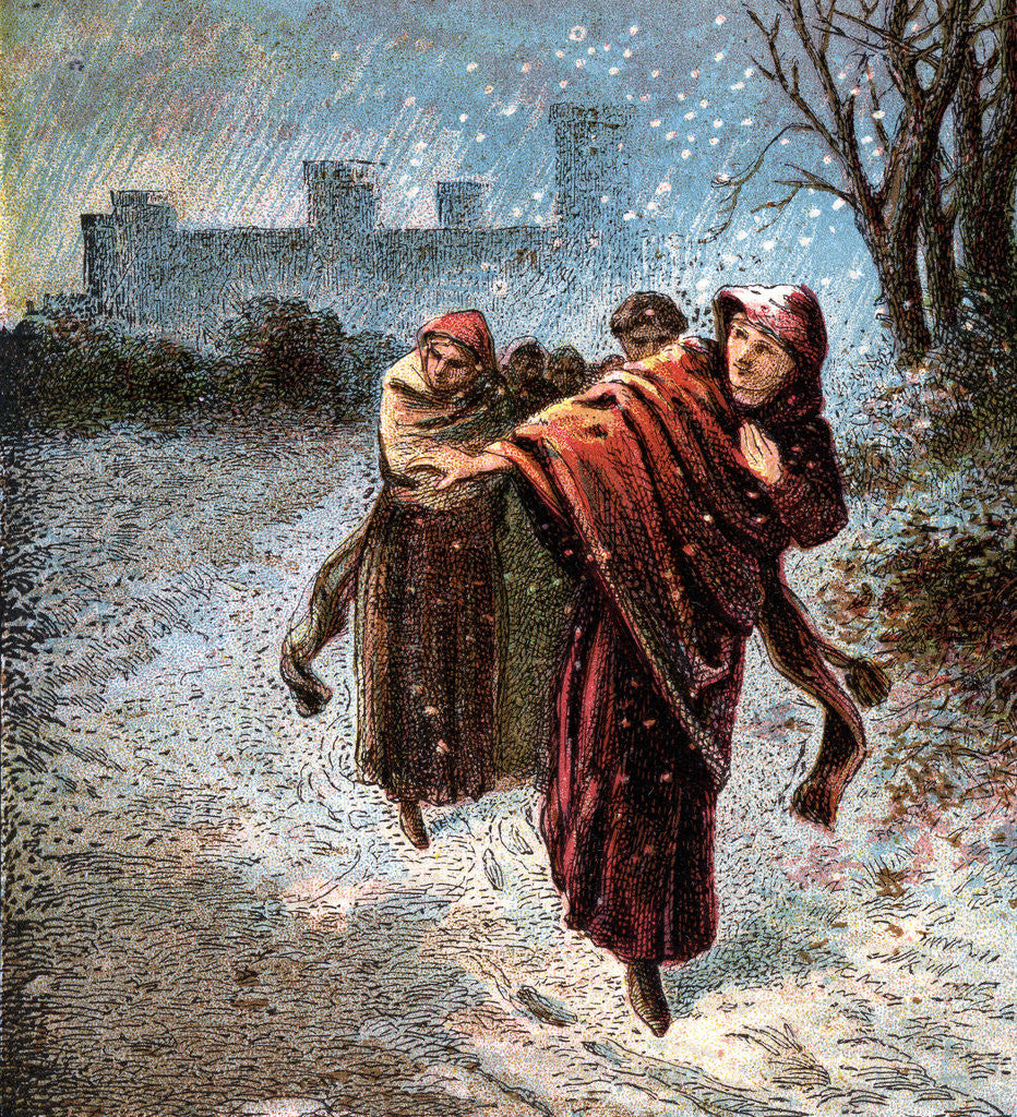 Detail of Flight Of The Empress Maude by Anonymous