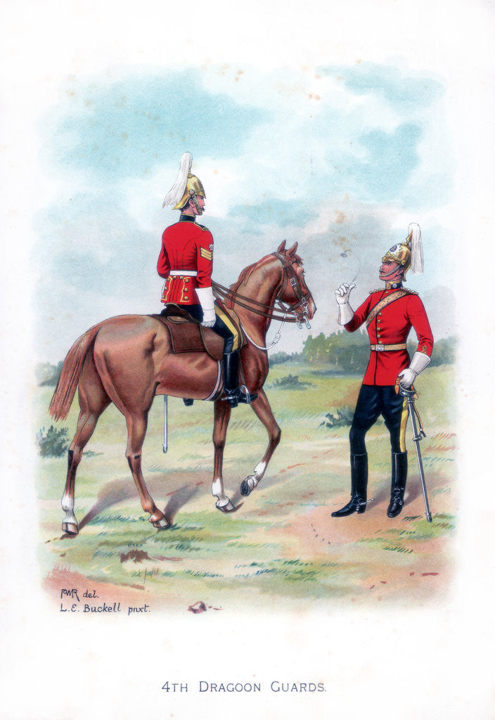 Detail of 4th Dragoon Guards by LE Buckell