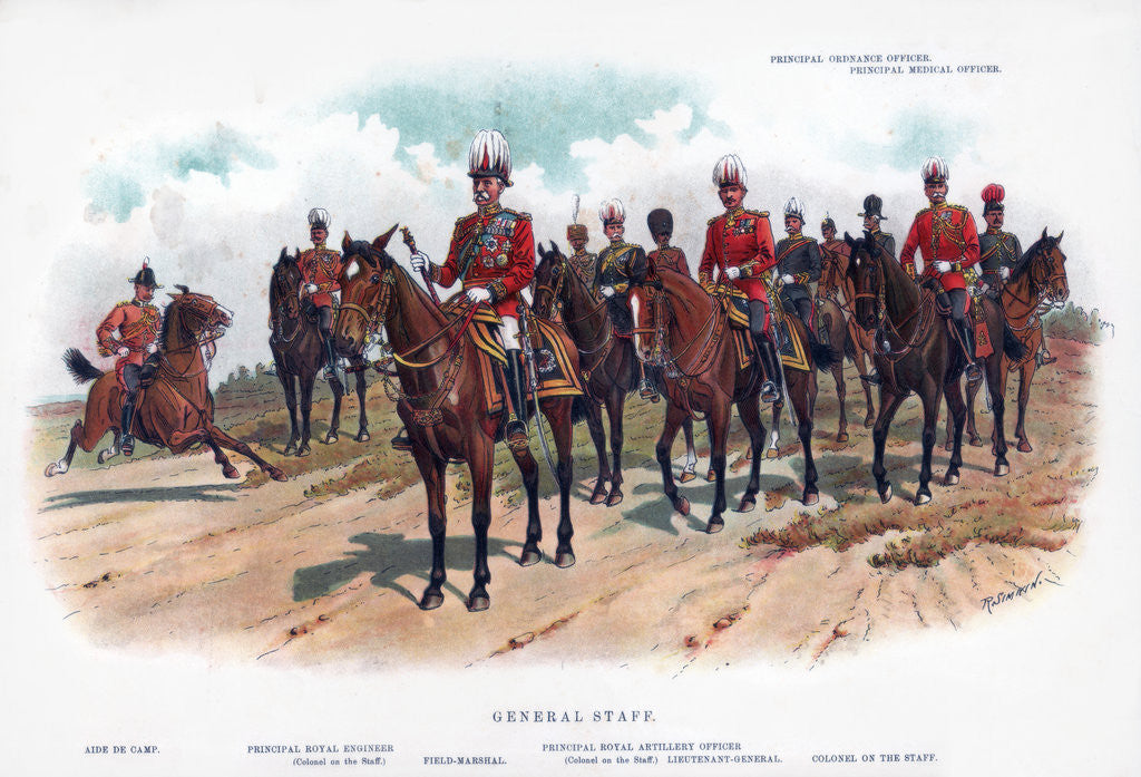 Detail of General Staff by R Simkin