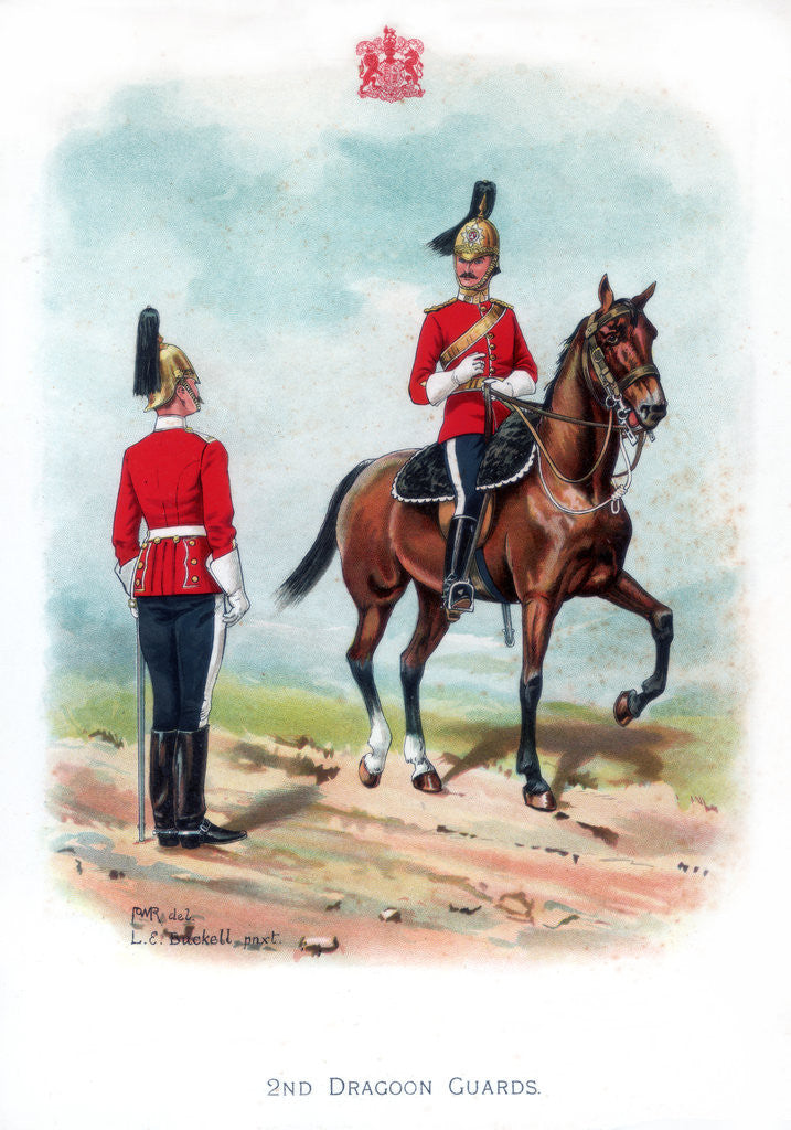 Detail of 2nd Dragoon Guards by LE Buckell