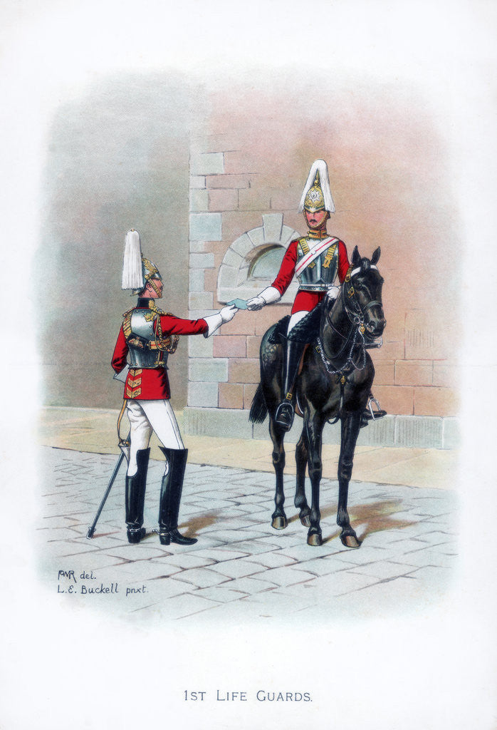 Detail of 1st Life Guards by LE Buckell