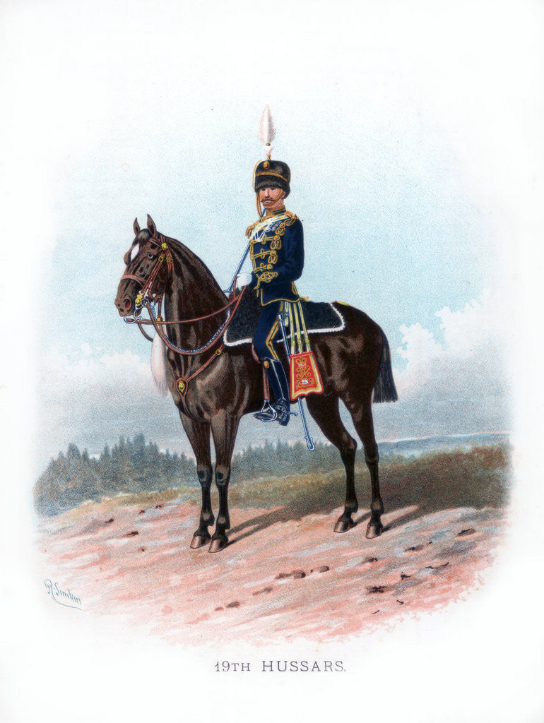 Detail of 19th Hussars by R Simkin