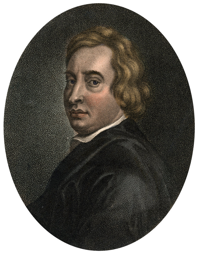 Detail of John Dryden, English dramatist and Poet Laureate by Anonymous