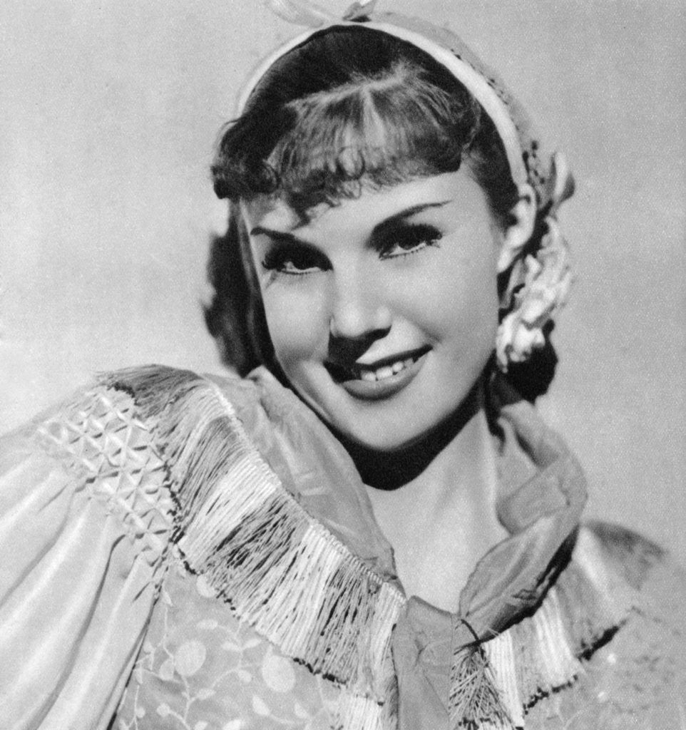 Detail of Joan Gardner, British film actress by Anonymous