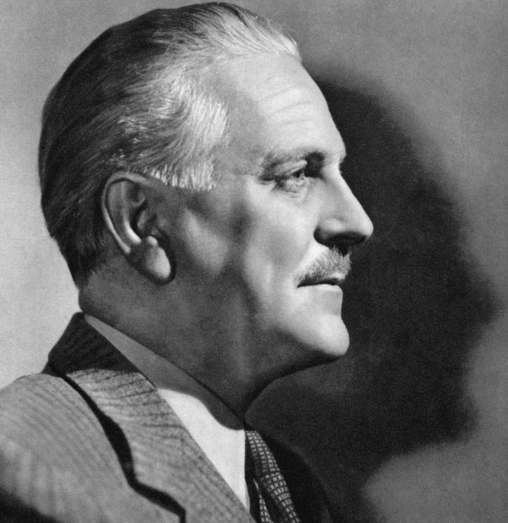 Detail of Frank Morgan, American film actor by Anonymous