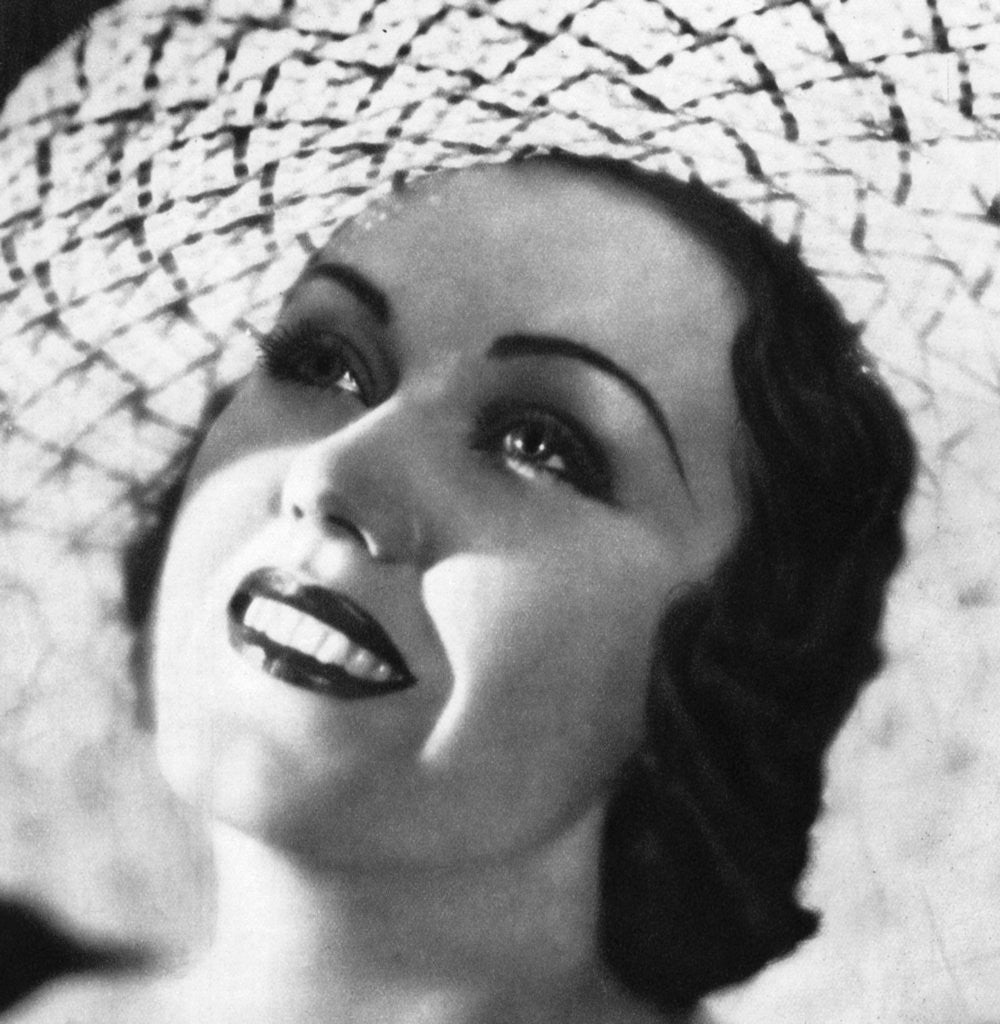 Detail of Fay Wray, Canadian-born American film actress by Anonymous