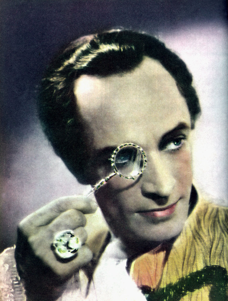 Detail of Conrad Veidt, German film actor by Anonymous