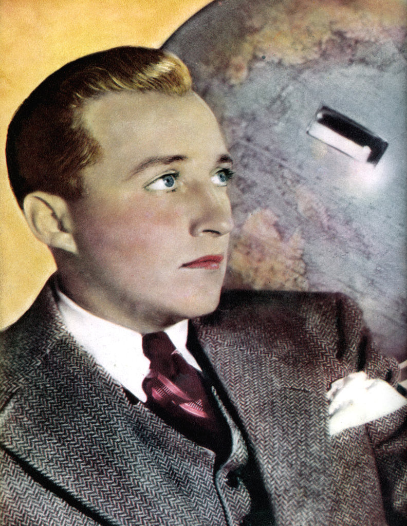 Detail of Bing Crosby, American singer and actor by Anonymous