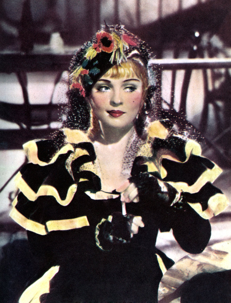 Detail of Anna Sten, Russian born actress by Anonymous