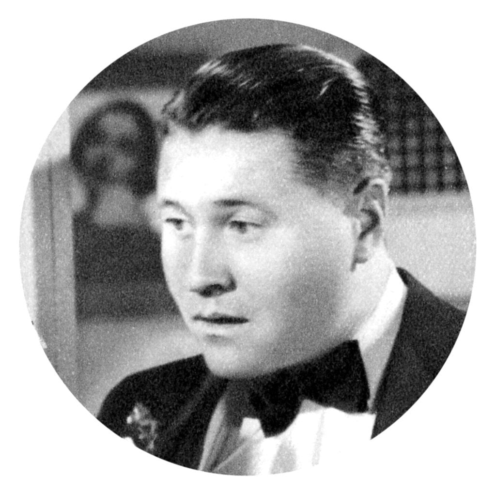 Detail of Jack Oakie, American actor by Anonymous