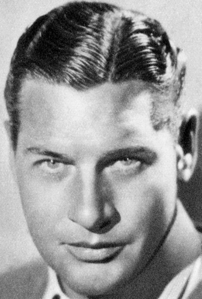 Detail of Richard Arlen, American actor by Anonymous