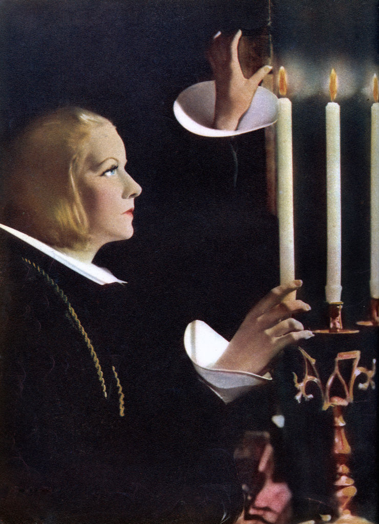 Detail of Greta Garbo, Swedish actress by Anonymous