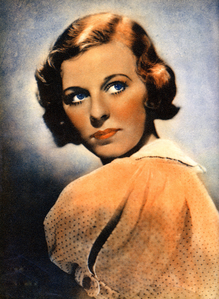 Detail of Margaret Sullavan, American actress by Anonymous