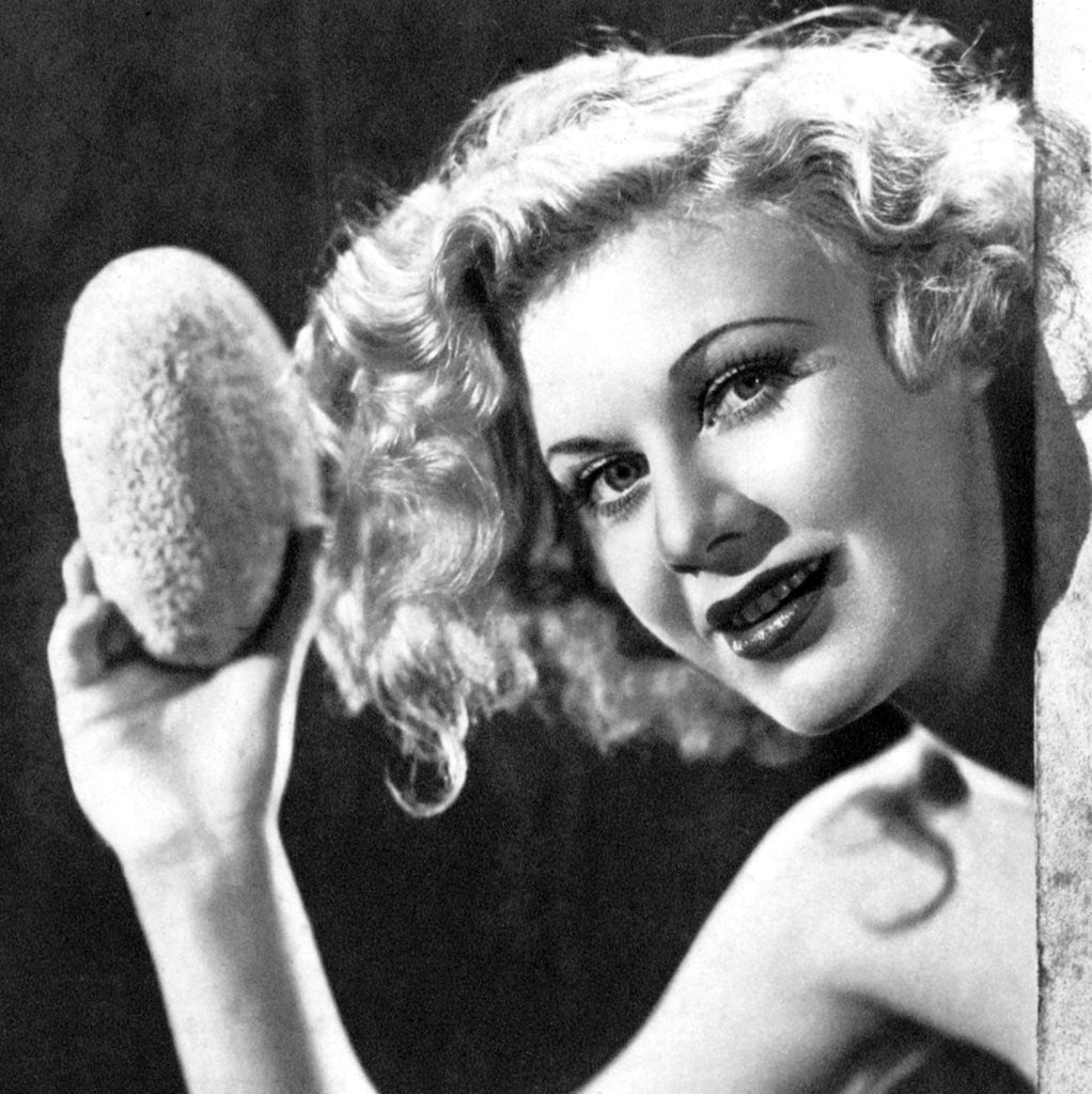 Detail of Ginger Rogers, American actress by Anonymous