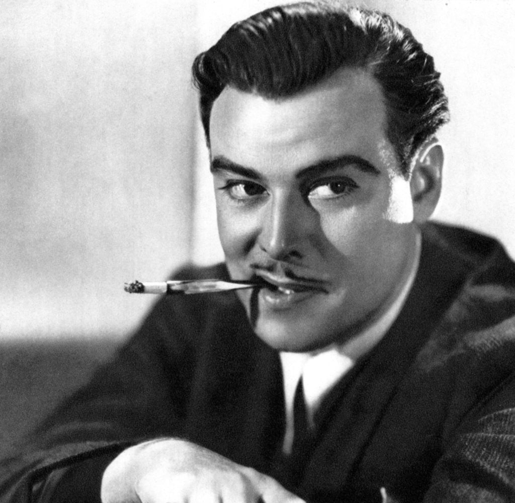 Detail of Nils Asther, Danish-born Swedish stage and film actor by Anonymous