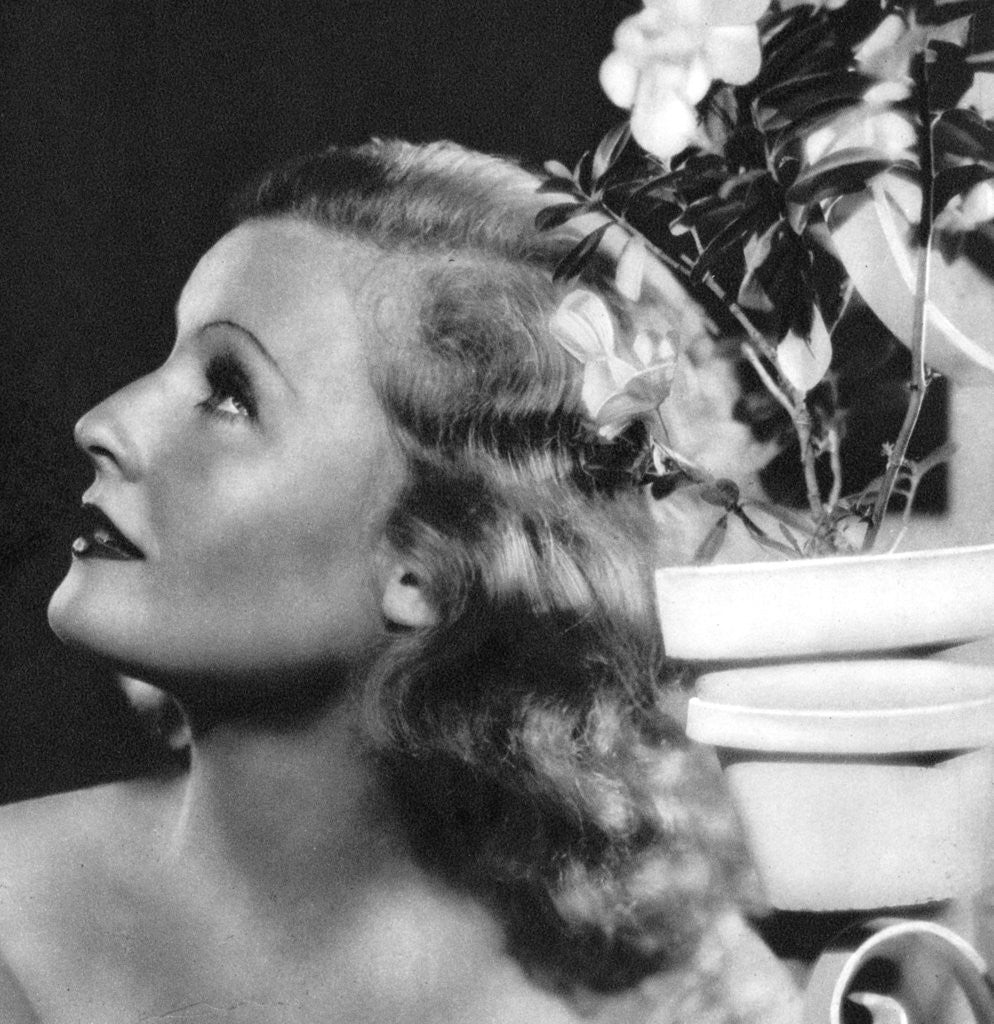 Detail of Lilian Harvey, British born German actress and singer by Anonymous