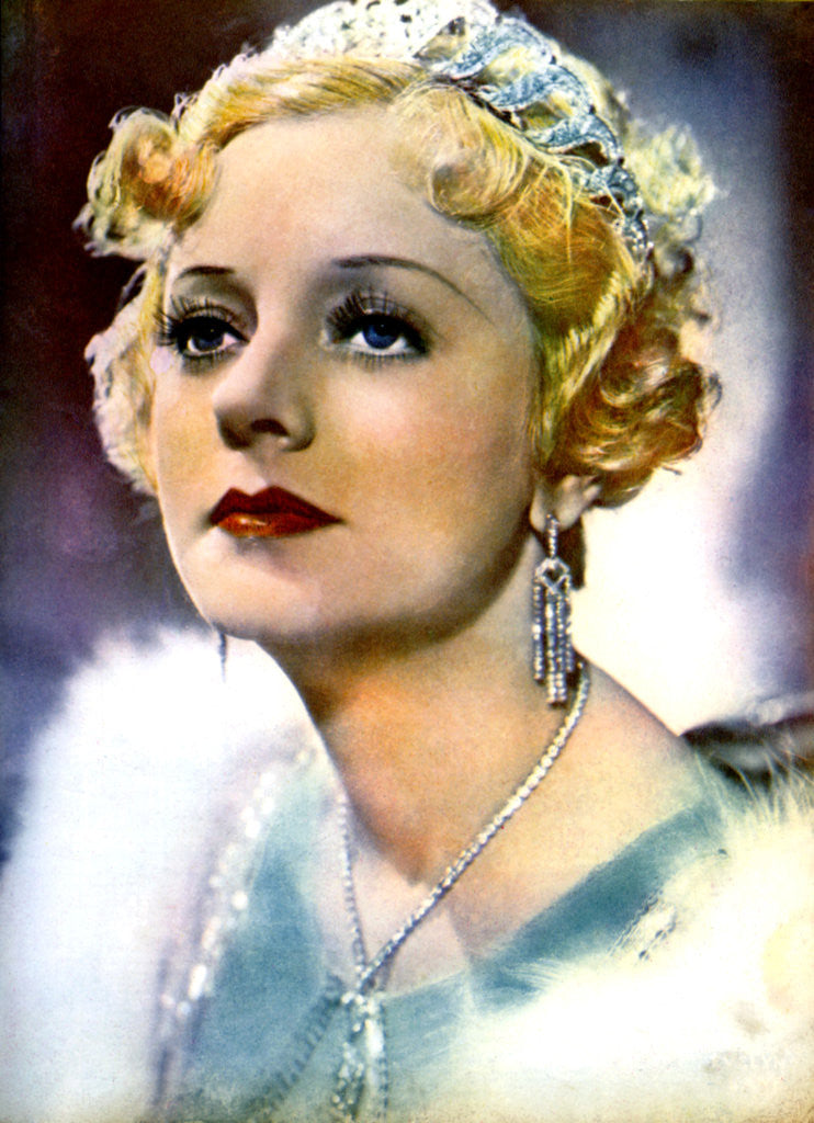 Detail of Evelyn Laye, English theatre actress by Anonymous