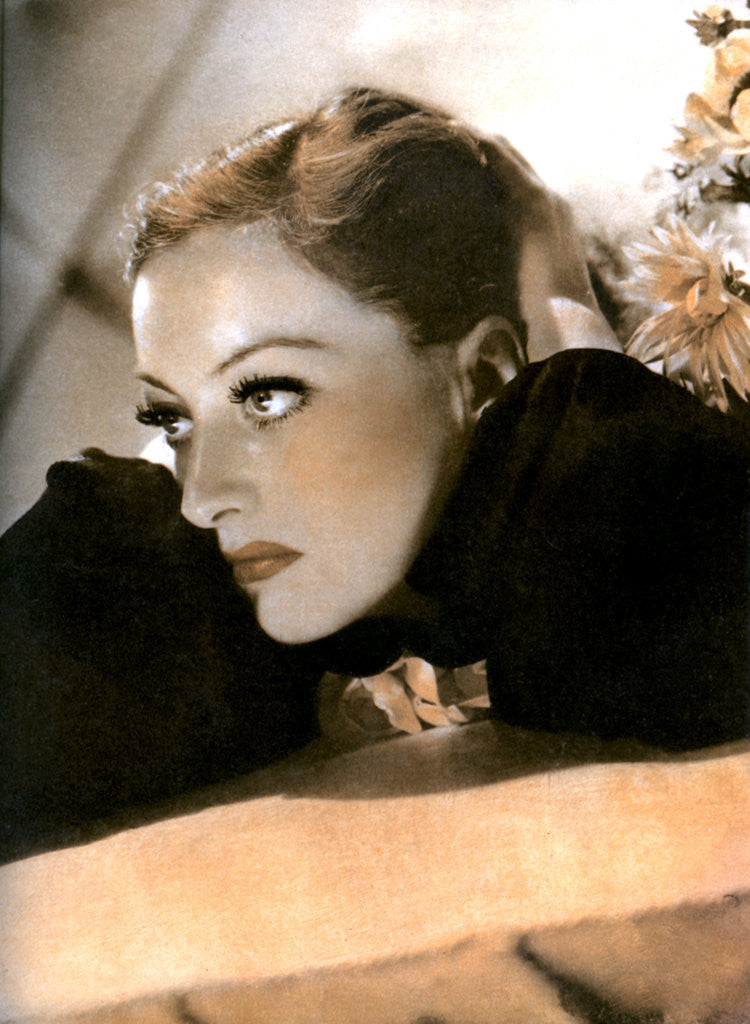 Detail of Joan Crawford, American actress by Anonymous