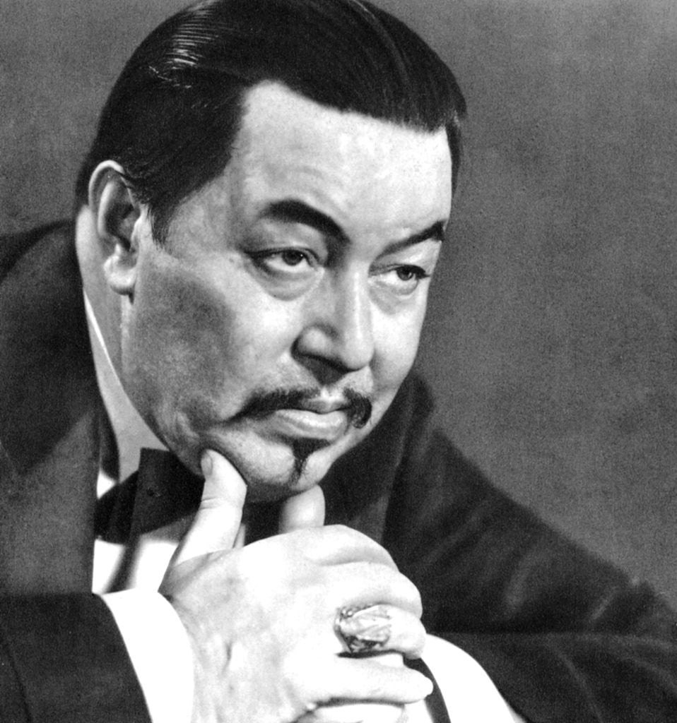Detail of Warner Oland, Swedish actor by Anonymous