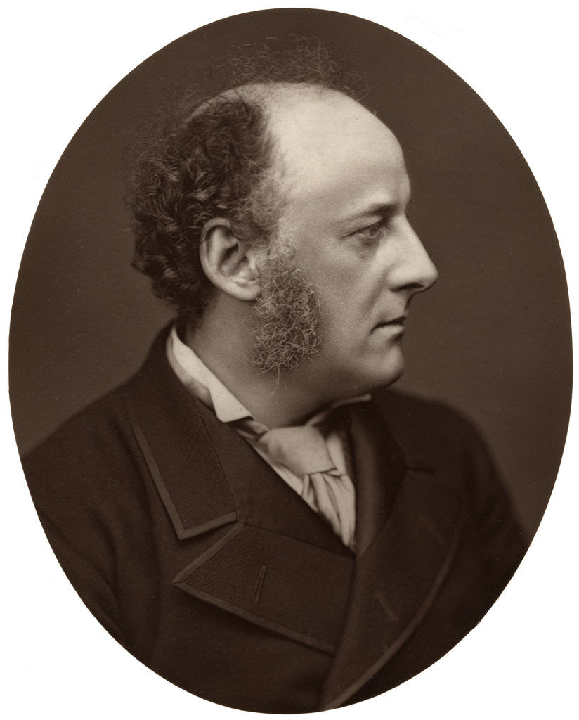 Detail of JE Millais, RA, British artist and founder member of the Pre-Raphaelite Brotherhood by Lock & Whitfield