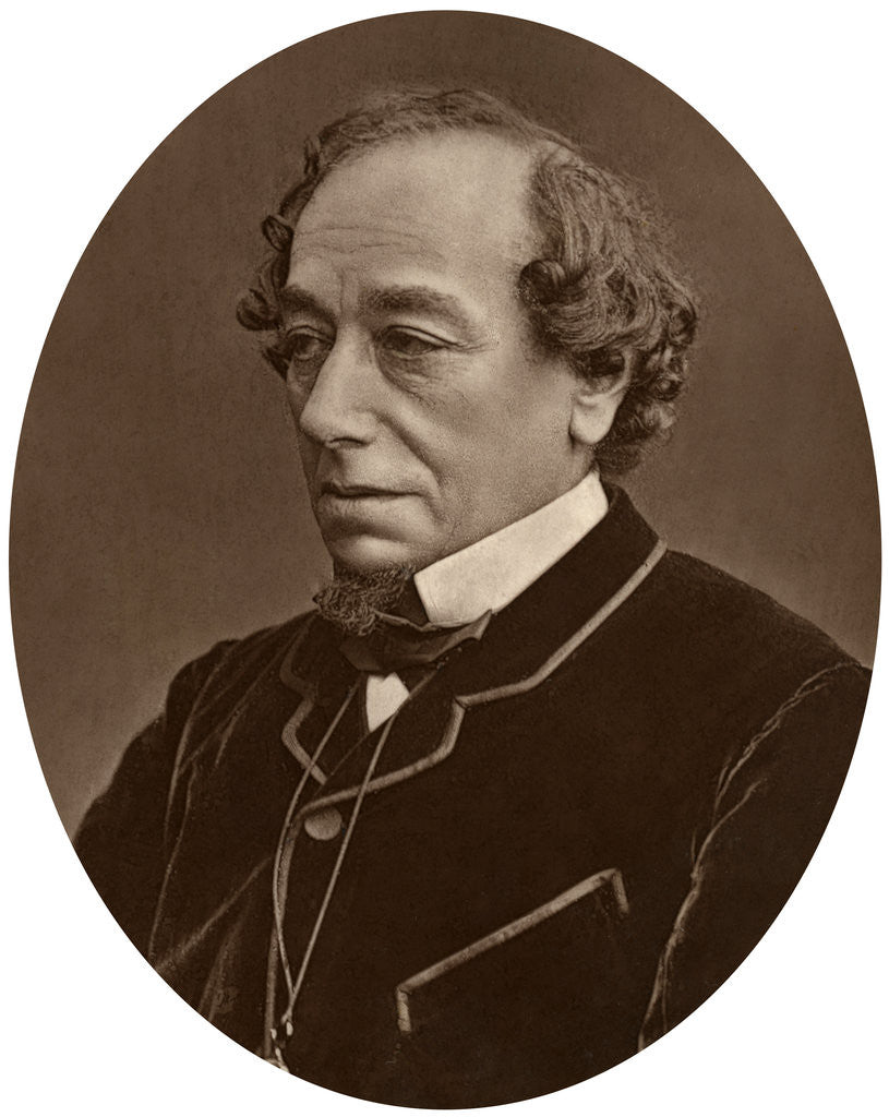 Detail of Benjamin Disraeli, Earl of Beaconsfield, Prime Minister by Anonymous