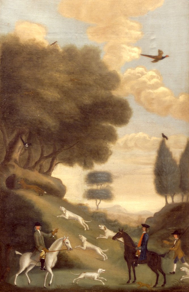 Detail of Fox-hunting by Anonymous