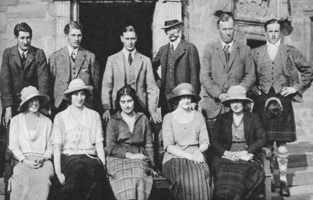 Detail of The Duke of York with the Earl of Strathmore's shooting party, Scotland by Anonymous