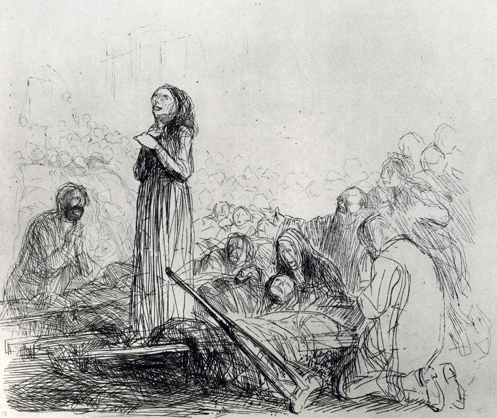 Detail of The Miracle by Jean Louis Forain