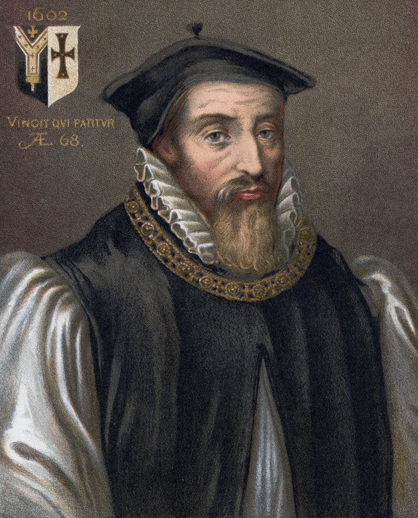 Detail of John Whitgift, Archbishop of Canterbury by Anonymous