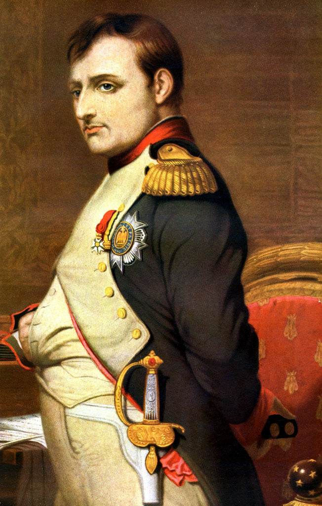 Detail of Napoleon Bonaparte, French general and Emperor by Paul Delaroche