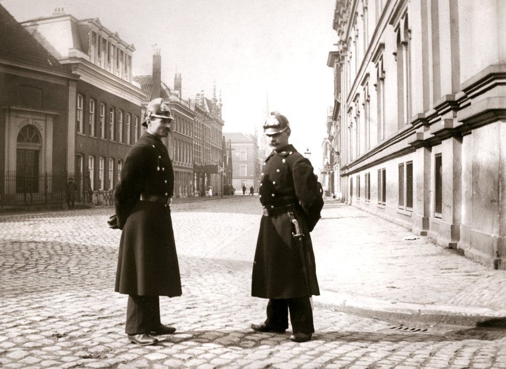 Detail of Policemen, Rotterdam by James Batkin