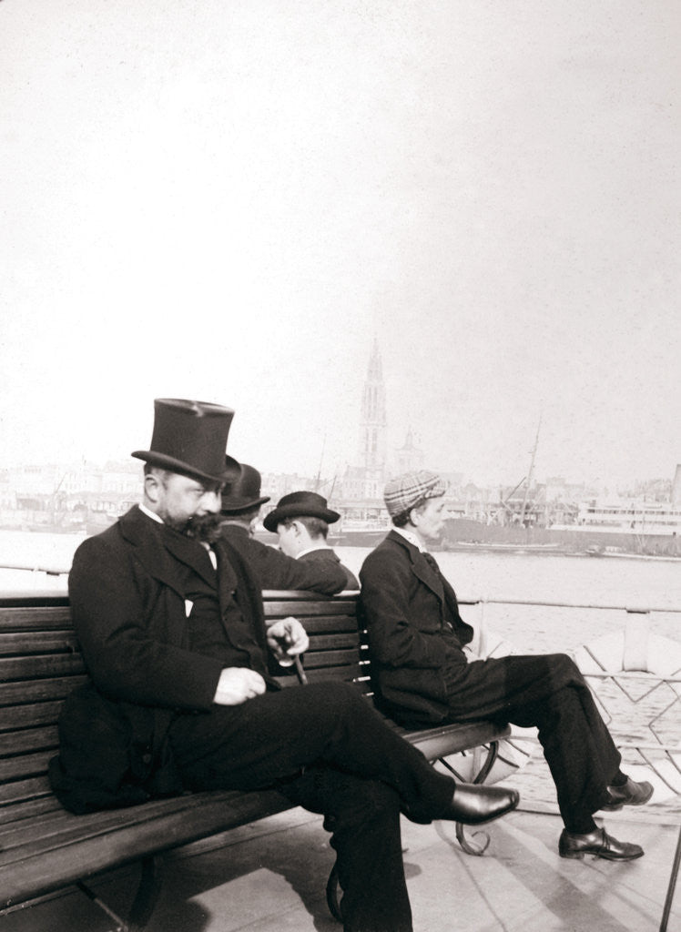 Detail of Passengers on a ferry, Rotterdam by James Batkin
