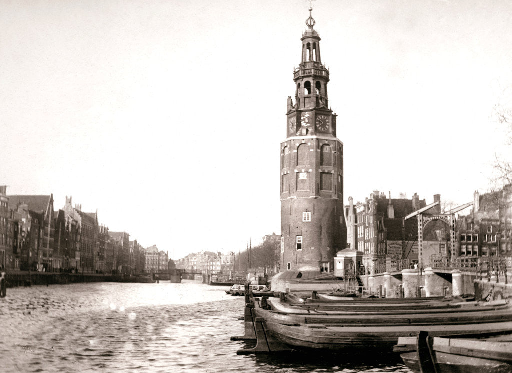 Detail of The Montelbaanstoren, Amsterdam by James Batkin