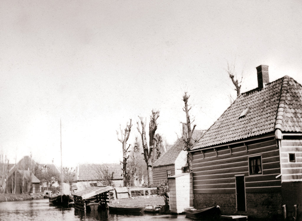 Detail of Canalside houses, Broek, Netherlands by James Batkin