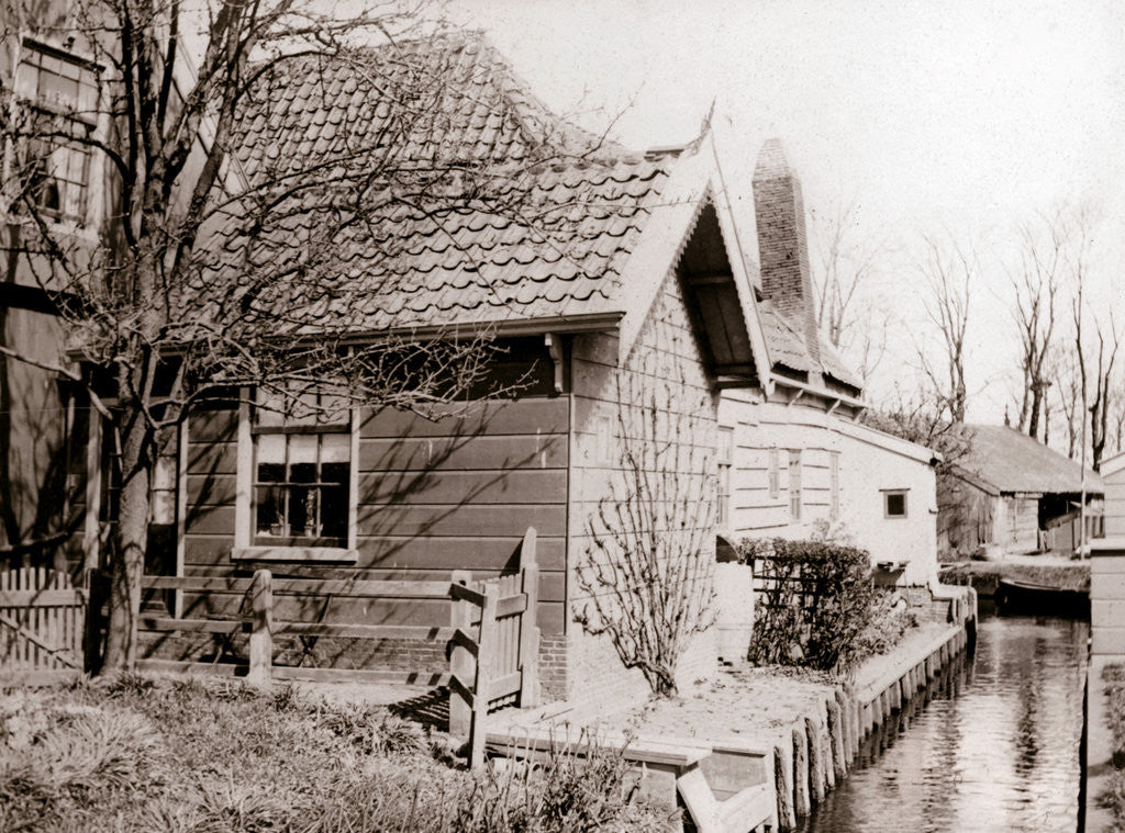 Detail of House on a canal bank, Broek, Netherlands by James Batkin