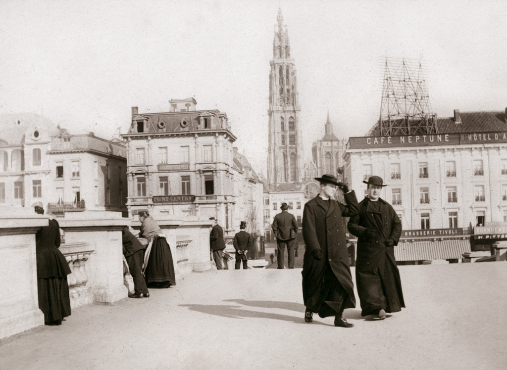 Detail of Priests, Antwerp by James Batkin