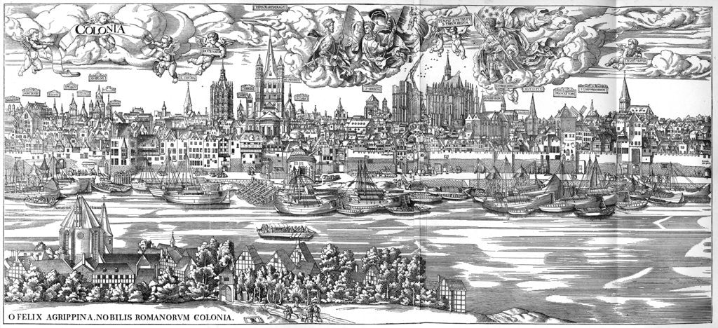 Detail of Cologne in 1530 by Anton Woensam